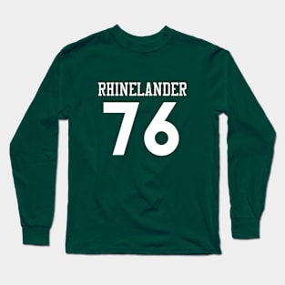 Mike Webster 76 Rhinelander High School Hodags  Football Jersey 2 Long Sleeve T-Shirt